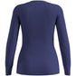 Odlo BL TOP crew neck s/s ACTIVE WARM long sleeve thermal underwear size M Blue Odzież militarna/Bielizna termoaktywna Your Sports Performance