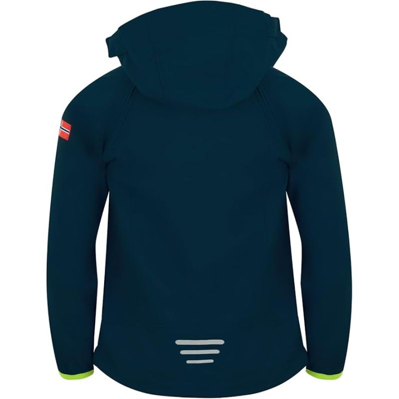TrollKids Kids Rondane Zip-Off Jacket XT navy/lime (819-100)