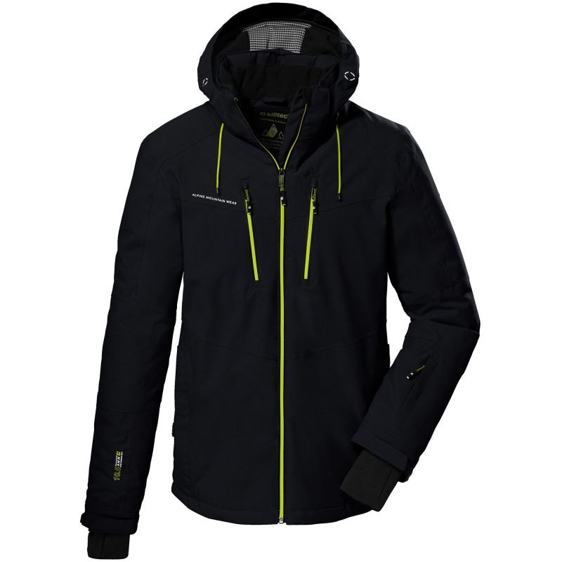 Killtec KSW 44 men's ski jacket with hood, winter insulated, sports, black (38698/200) In preparation Your Sports Performance