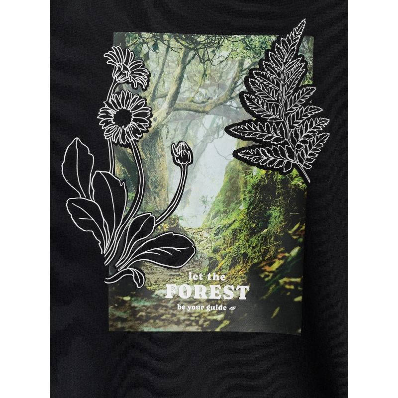 Women's loose sweatshirt without hood 4F 4FRSS26TSWSF2837-20S