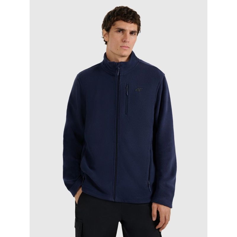Men’s Regular-Fit Fleece with Stand Collar 4F 4FRMM00TFLEM435-31S