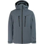 Men’s PROTEST PRTTIMOTHY grey hooded zip-up ski/snowboard jacket