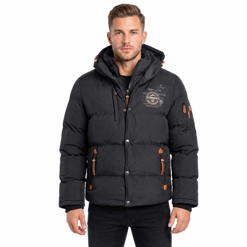 Men’s parka Geographical Norway VERVEINE BLACK DB MEN 005 (WU5933H/GN-BLACK)