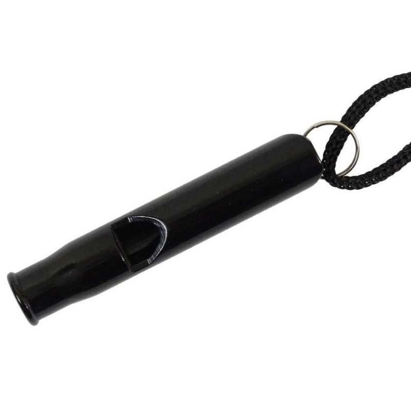 Survival Whistle - Aluminum - Black Import z Action/Survival/Pierwsza pomoc Your Sports Performance