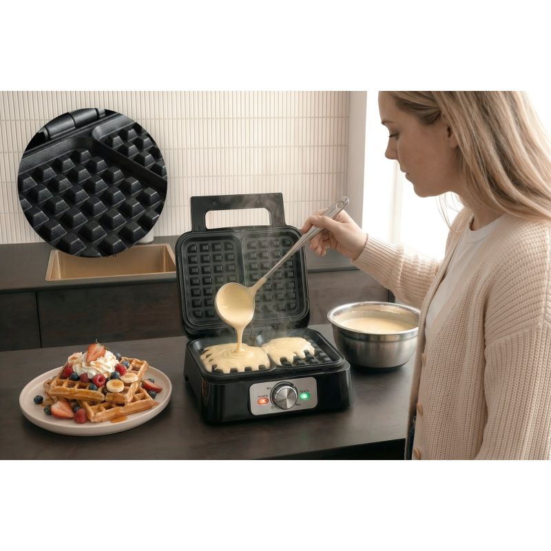 PROMIS WAFFLE IRON FOR 2 WAFFLES WAP1600 AGD - Produkty/Waflownice Your Sports Performance