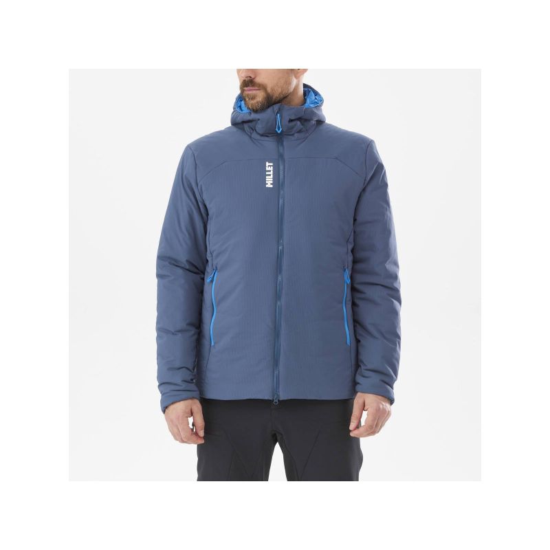 MILLET M Mixt Warm Hoodie Jacket Navy Blue Import z PMSport Your Sports Performance