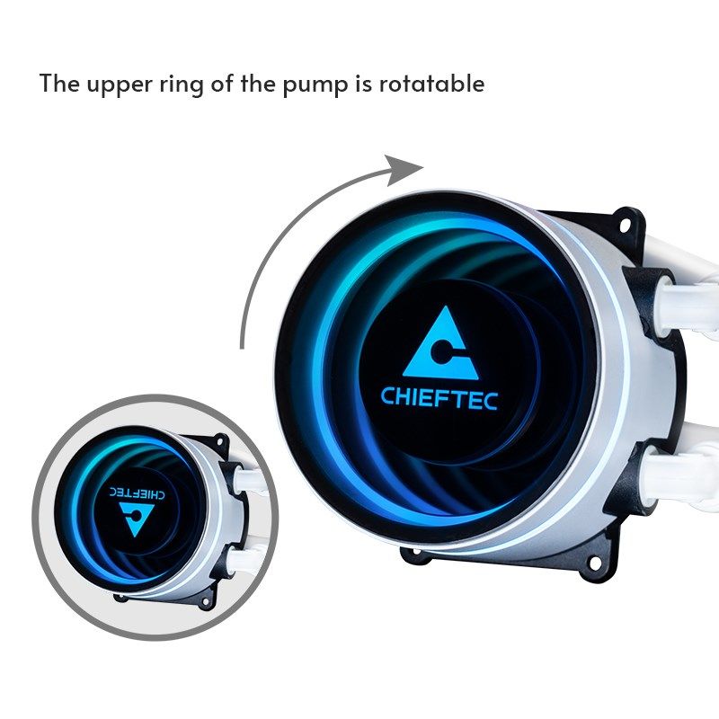 Chieftec Iceberg 360 RGB white water cooling Chłodzenie/Chłodzenie - zestawy chłodzenia wodnego Your Sports Performance