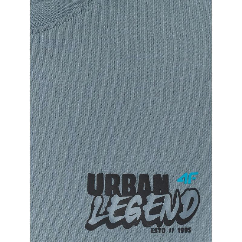 Boy's cotton T-shirt 4F 4FJRSS26TTSHM4175-46S