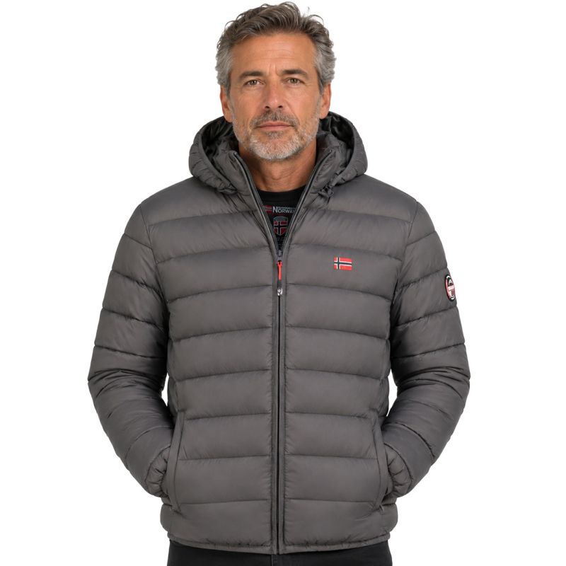 Geographical Norway Men’s Jacket AMIGO HOOD DGREY DB MEN 096 (WA1459H/GN-DARK GREY)