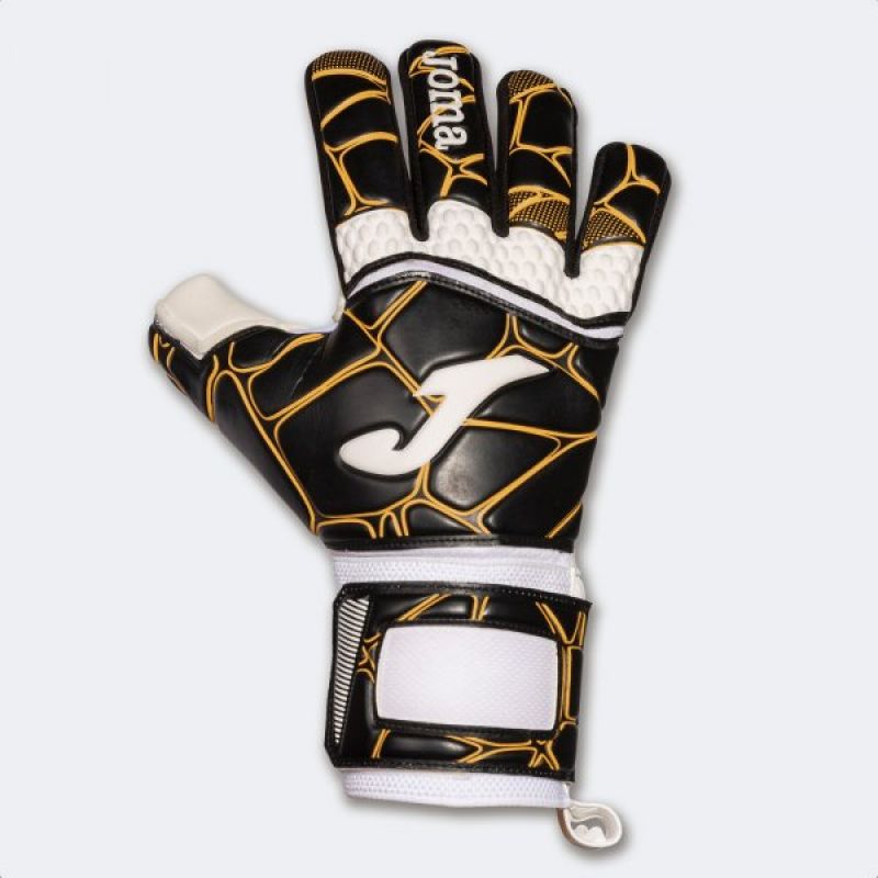 GK- PRO GOALKEEPER GLOVES BLACK GOLD Accessories/Gloves/Joma Your Sports Performance