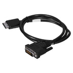 Lanberg CA-DPDV-10CU-0010-BK cable (DisplayPort M - DVI-D M; 1m; black) Kable i adaptery/Kable DisplayPort Your Sports Performance