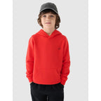 Boy's sweatshirt with hood, open, 4F Junior 4FJWMM00TSWSM1292-70S 4f