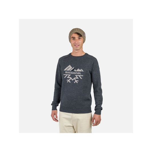 Rossignol Alpine Half Zip Sweater Gray Rossignol