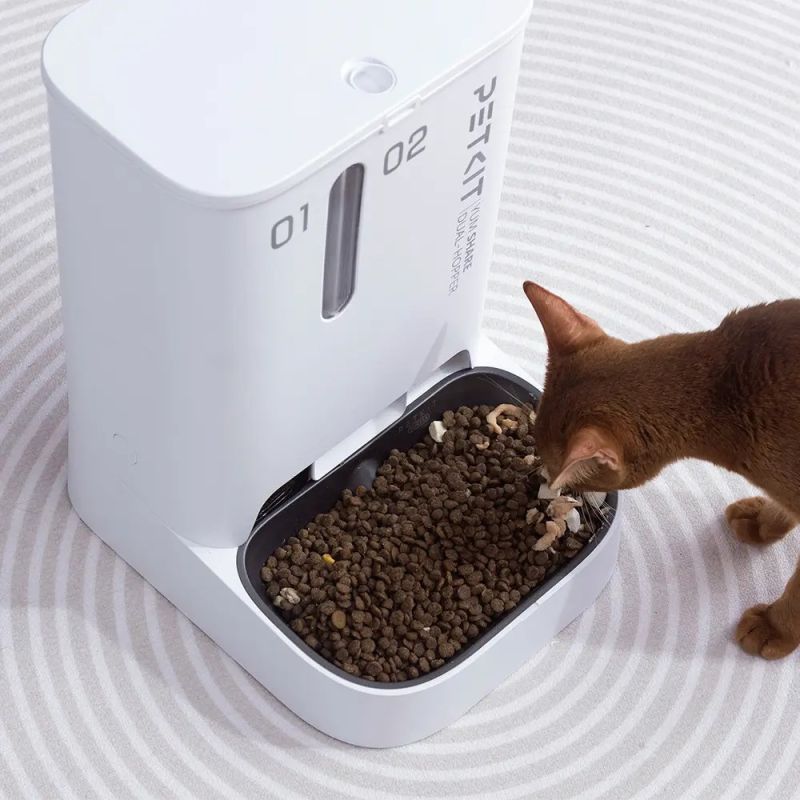 Petkit YumShare Dual-Hopper Automatic Feeder with Camera Dla zwierząt/Miski, pojemniki i poidełka (uniwersalne) Your Sports Performance
