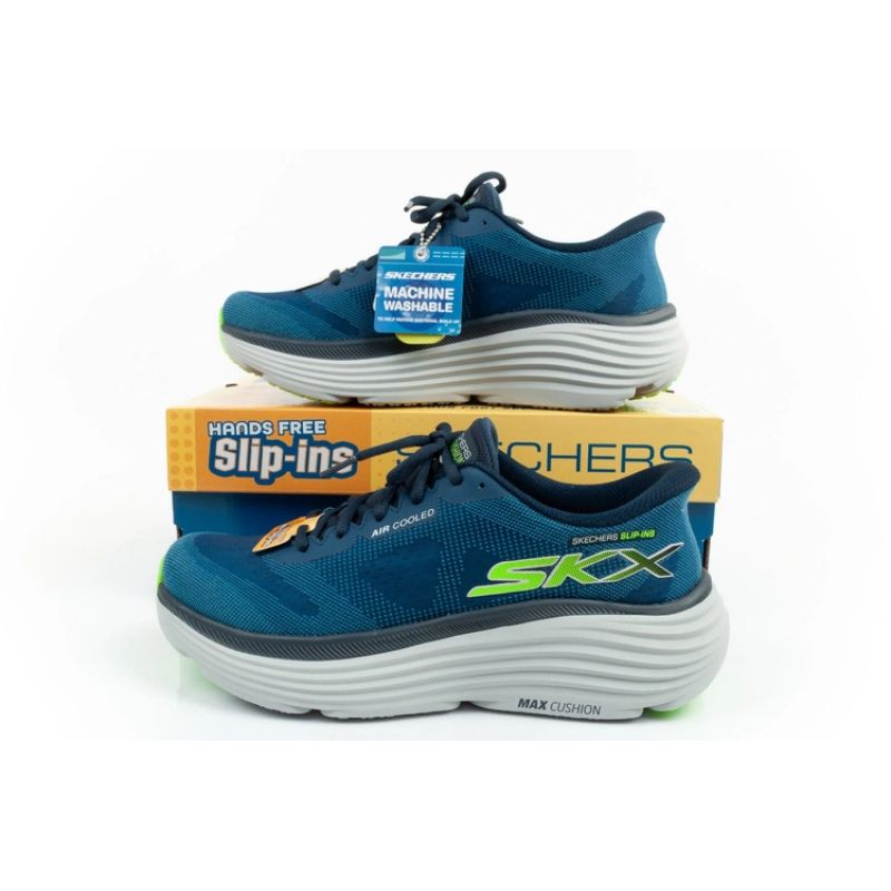 Skechers Max Cushioning Slip-INS M 220611/NVY Running Shoes Footwear/Running/Men/Skechers Skechers