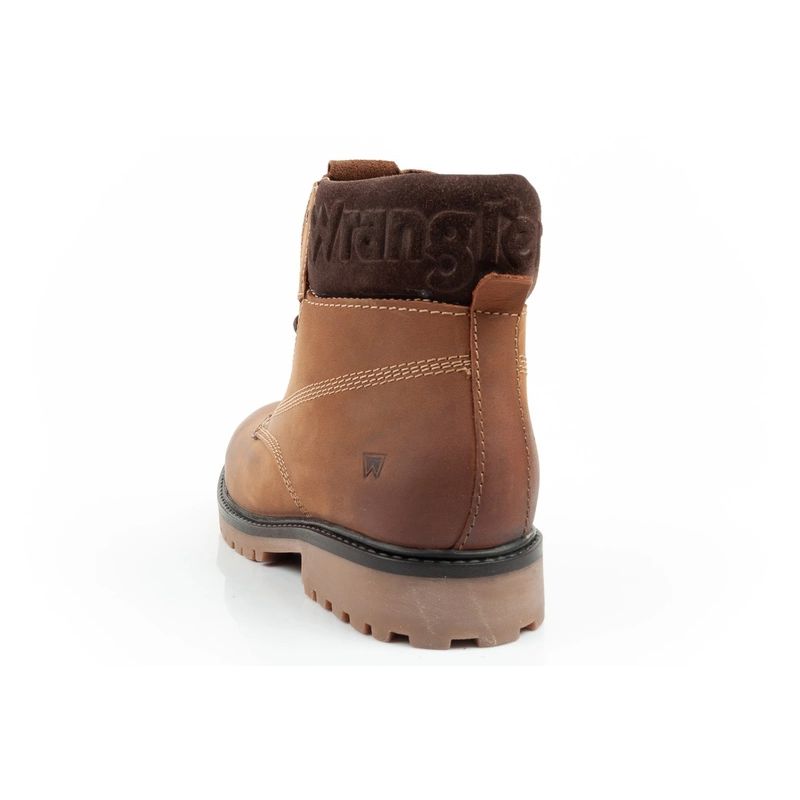 Wrangler Arch men's shoes Chelsea boots elegant ankle boots natural leather brown Wrangler