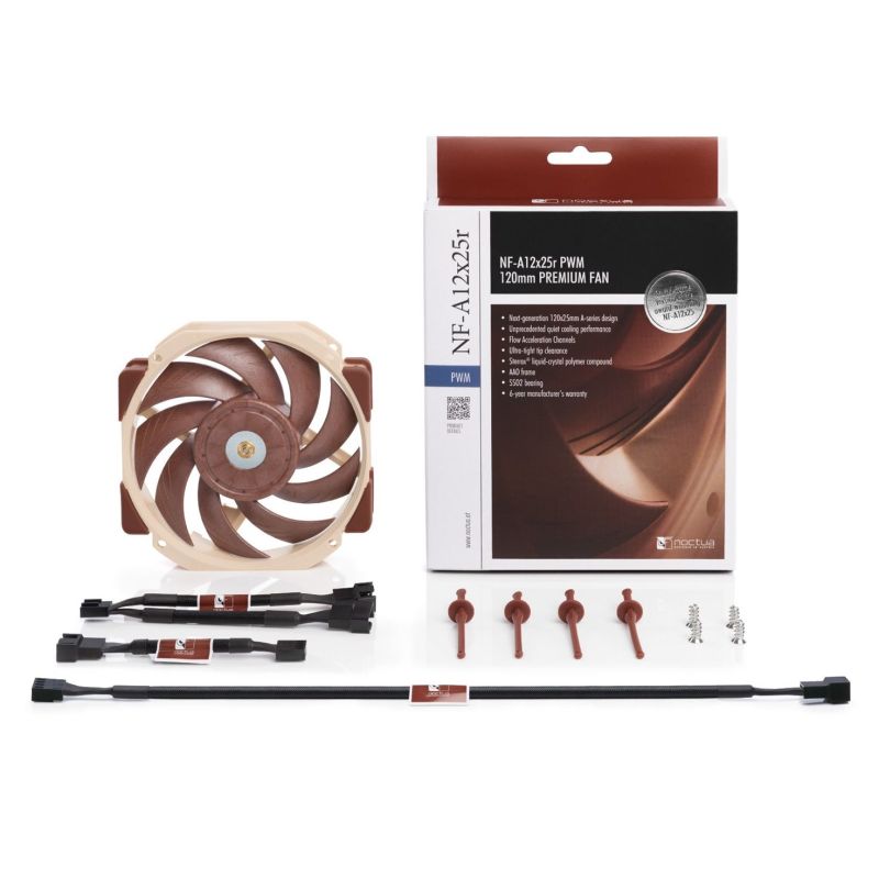 Noctua NF-A12X25R PWM Fan 12cm Chłodzenie/Chłodzenie - wentylatory Your Sports Performance