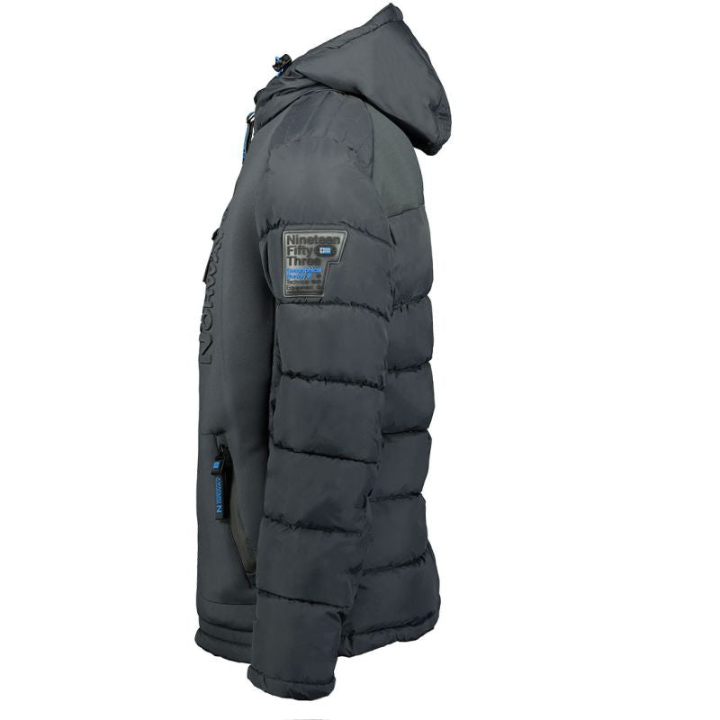 Men’s Jacket Geographical Norway BEACHWOOD DGREY-BLUE DB MEN 068 BS4 (WU6633H/GN-DARK GREY)