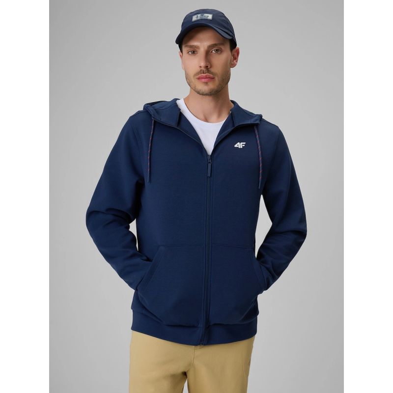 Men's zip-up sweatshirt with hood 4F 4FRSS26TSWSM2979-31S 4f