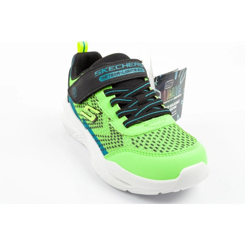 Skechers Meteor-Lights LED Children's Sports Shoes for Boys with Velcro