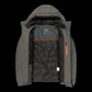 CMP Men's Winter Sports Jacket with Hood, Insulated, Gray (34K0167/E910) CMP