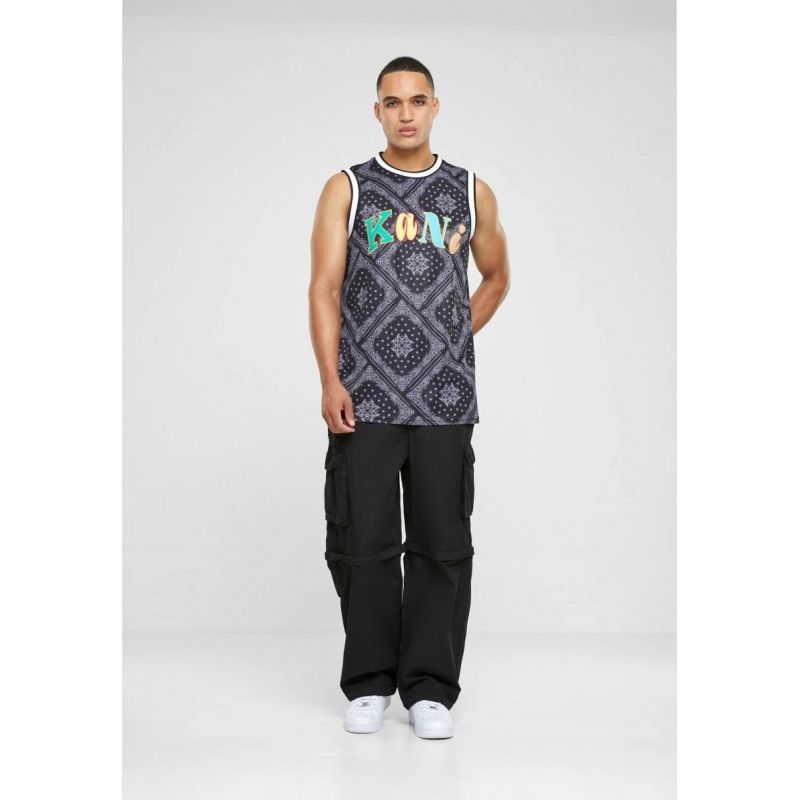 Karl Kani Woven Signature Paisley Basketball Tank M 6031440 Clothing/Lifestyle/T-shirts/Karl Kani Your Sports Performance