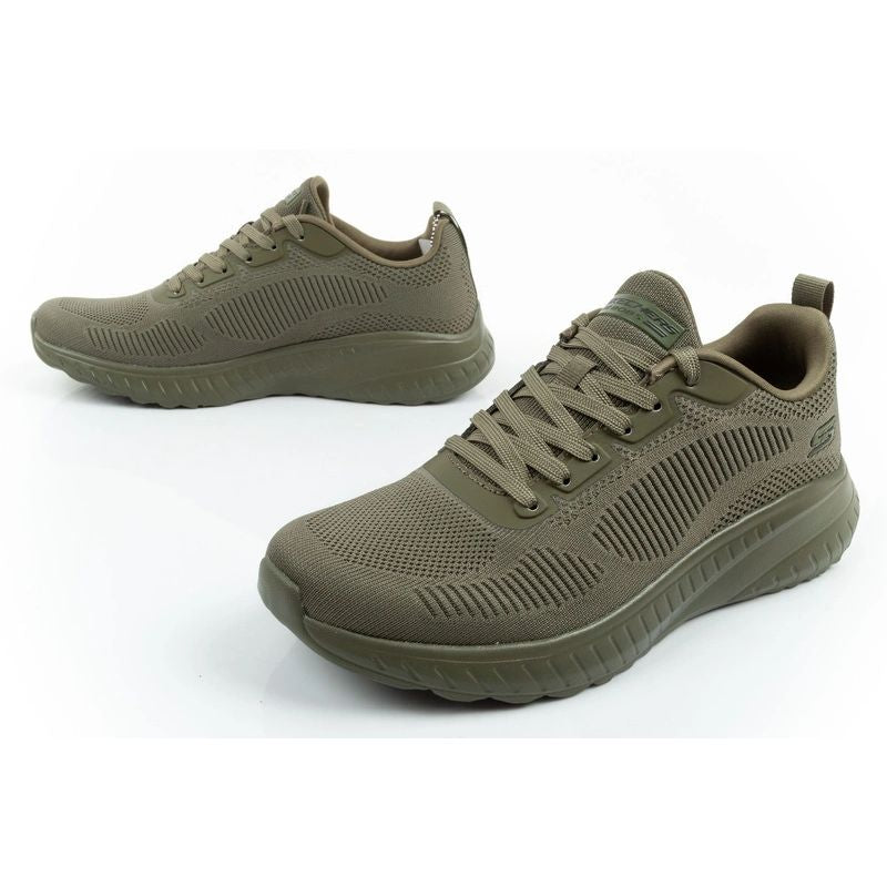 Skechers Bobs Squad Chaos Men's Sports Shoes Light Olive To be categorized Your Sports Performance