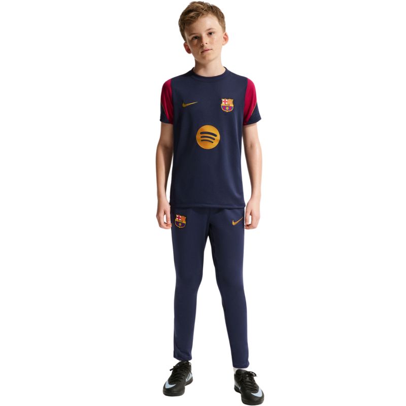 Nike FC Barcelona Strike Kids T-Shirt Navy Blue and Burgundy II3237 401