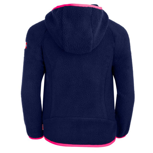 Trollkids Girls Mandal Jacket with Hood for Girls Navy Blue (358-114) In preparation Your Sports Performance