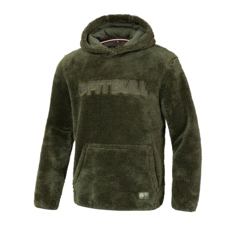 Men's olive Pit Bull Aragon hoodie - 12301136000 Odzież/Odzież na co dzień Your Sports Performance