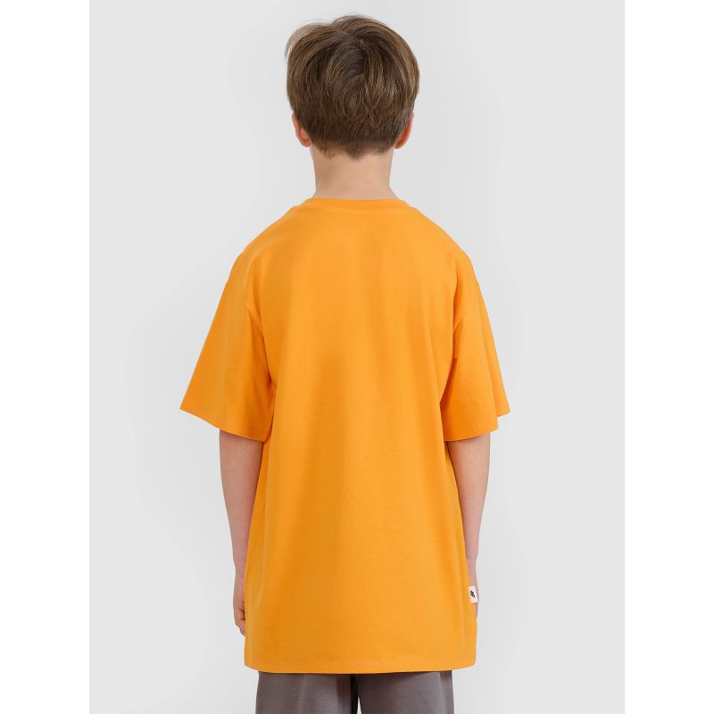 Boys' t-shirt with print 4F 4FJRSS25TTSHM2641-70S *Kategoria tymczasowa Your Sports Performance