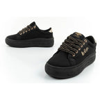 Lee Cooper women's sports shoes sneakers fashionable black comfortable Lee Cooper