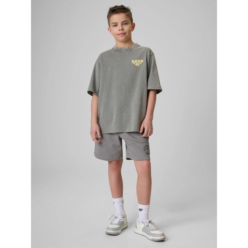 Boys' sweatpants 4F 4FJRSS26TSHOM0911-25S