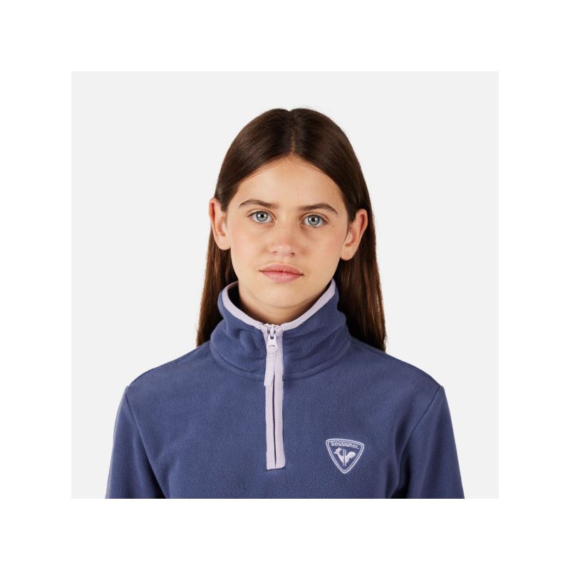 ROSSIGNOL Jr Strawpile Fleece Hz Blue Children's Sweatshirt