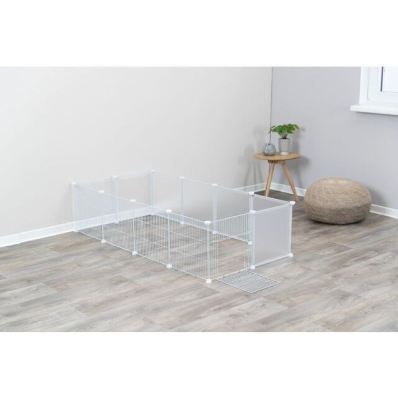 Indoor run, for guinea pigs/rabbits, white, 140 x 35 x 70 cm Dla małych zwierząt/Kojce i wybiegi Your Sports Performance