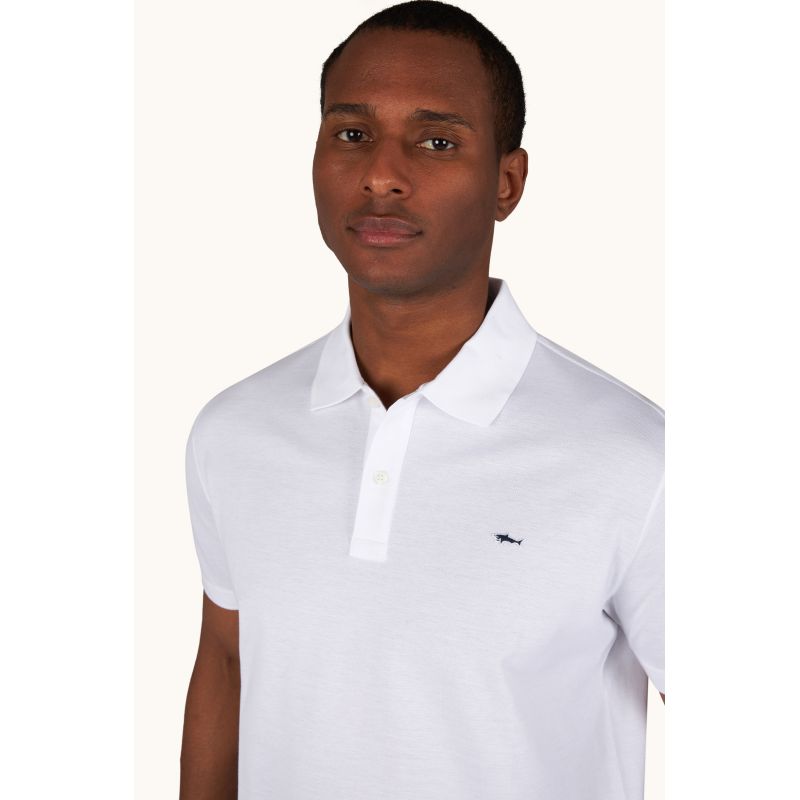 Paul&Shark Men's Cotton Polo Shirt White 99311001-10