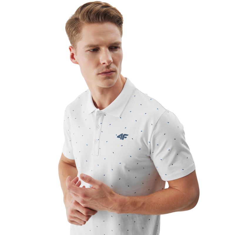 Men's T-shirt 4F M0949 white 4FWSS26TPTSM0949 10S
