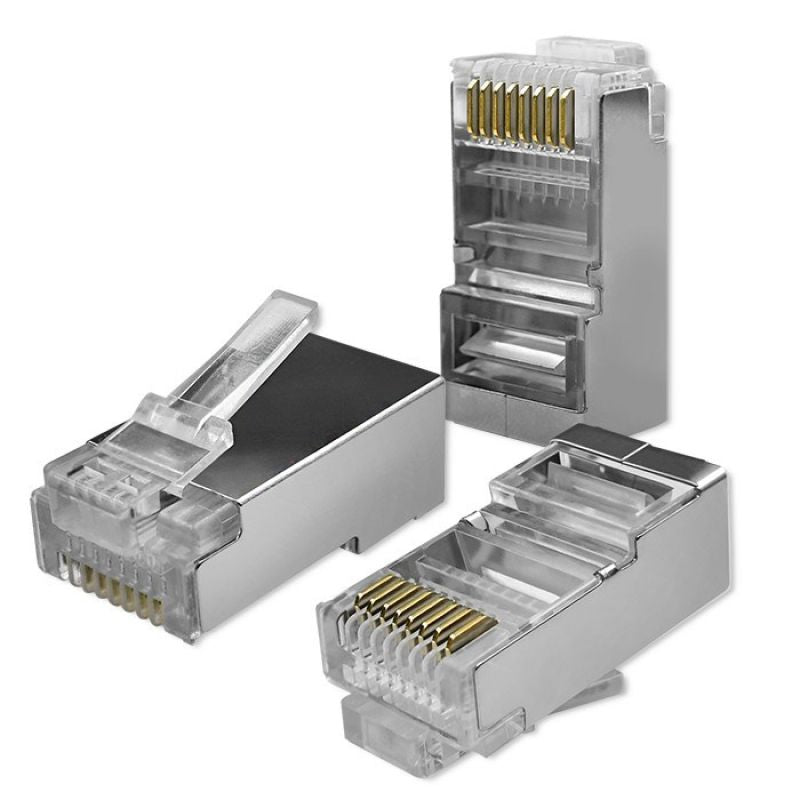 QOLTEC RJ45 MODULAR CONNECTOR PLUG | CAT6 | FTP | 100PCS Kable, gniazda i wtyki/Wtyki Your Sports Performance