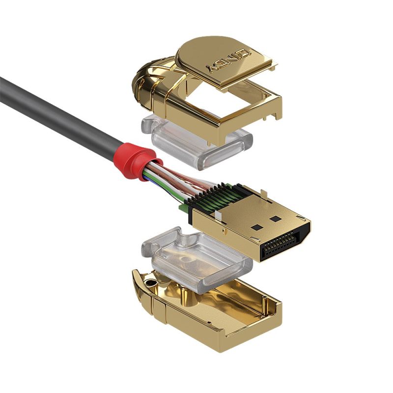 Lindy 5m DisplayPort 1.2 Cable, Gold Line Kable i adaptery/Kable DisplayPort Your Sports Performance