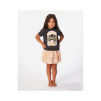 RIP CURL Rainbow Tropics Art Tee - Girl Black