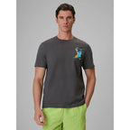 Men's regular printed T-shirt 4F 4FRSS26TTSHM4301-22S