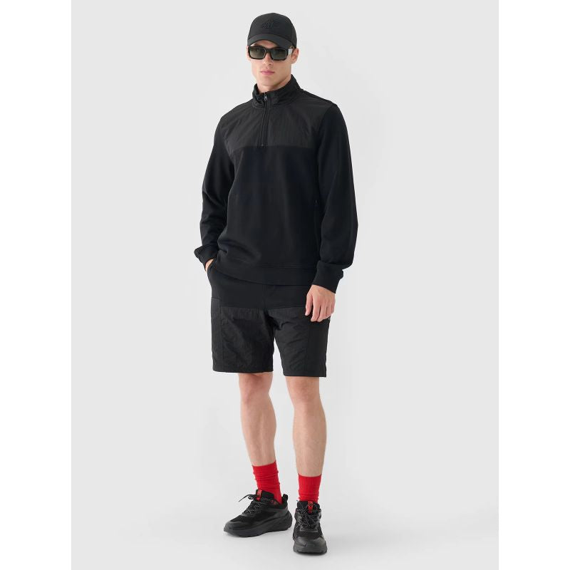 Men's sweatshirt without zipper, without hood, 4F 4FRSS24TSWSM2035-20S *Kategoria tymczasowa Your Sports Performance