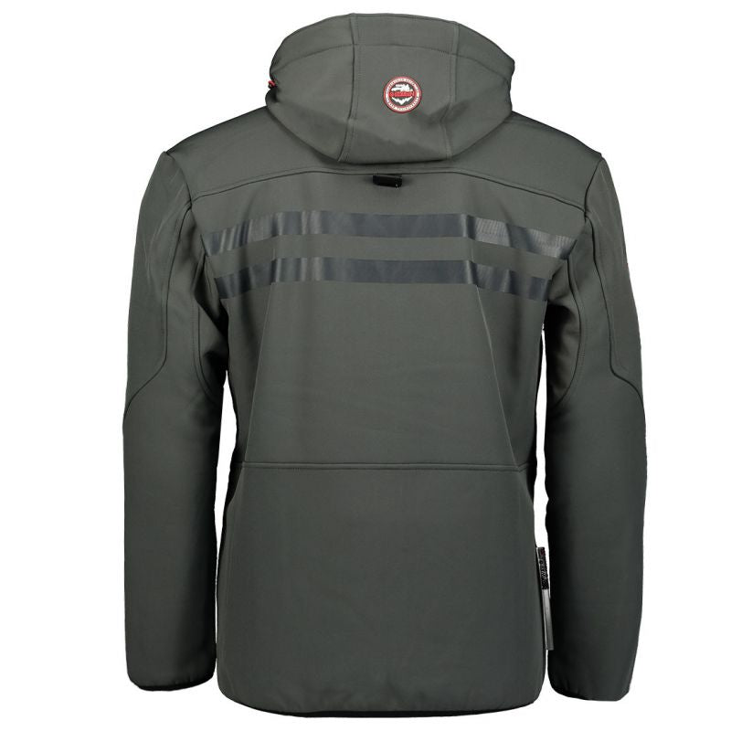 Geographical Norway Royaute ASSOR B MEN 068 M WW1975H/GN/Dark Gray / Black softshell jacket Clothing/Outdoor/Adler Your Sports Performance