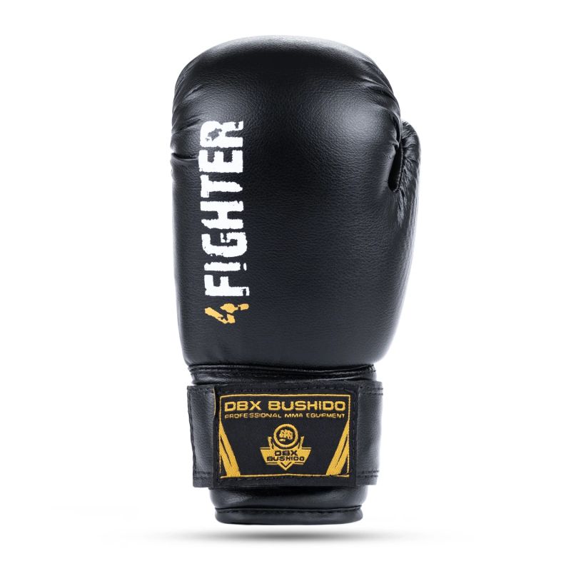 6oz Boxing Gloves for Kids - 4Fighter Black rękawice treningowe Your Sports Performance