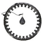 Plus size hula hoop HMS HHW12 with studs and weight, black In preparation Your Sports Performance