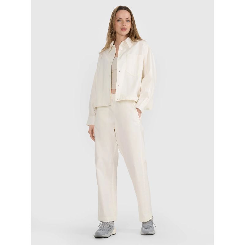 Women's casual trousers 4F 4FRSS25TTROF1448-11S *Kategoria tymczasowa Your Sports Performance