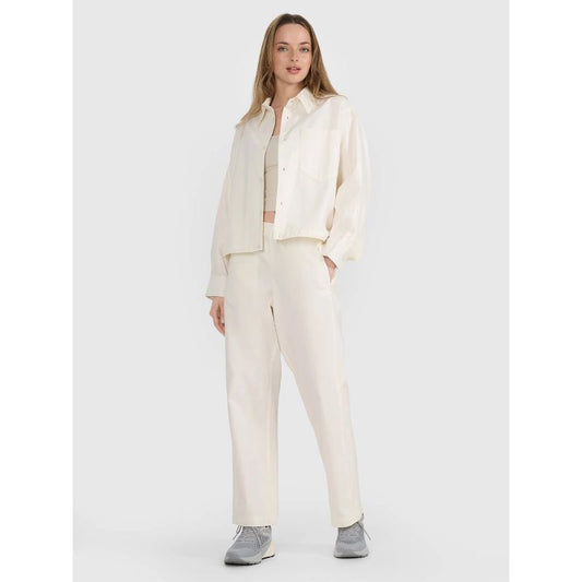 Women's casual trousers 4F 4FRSS25TTROF1448-11S *Kategoria tymczasowa Your Sports Performance