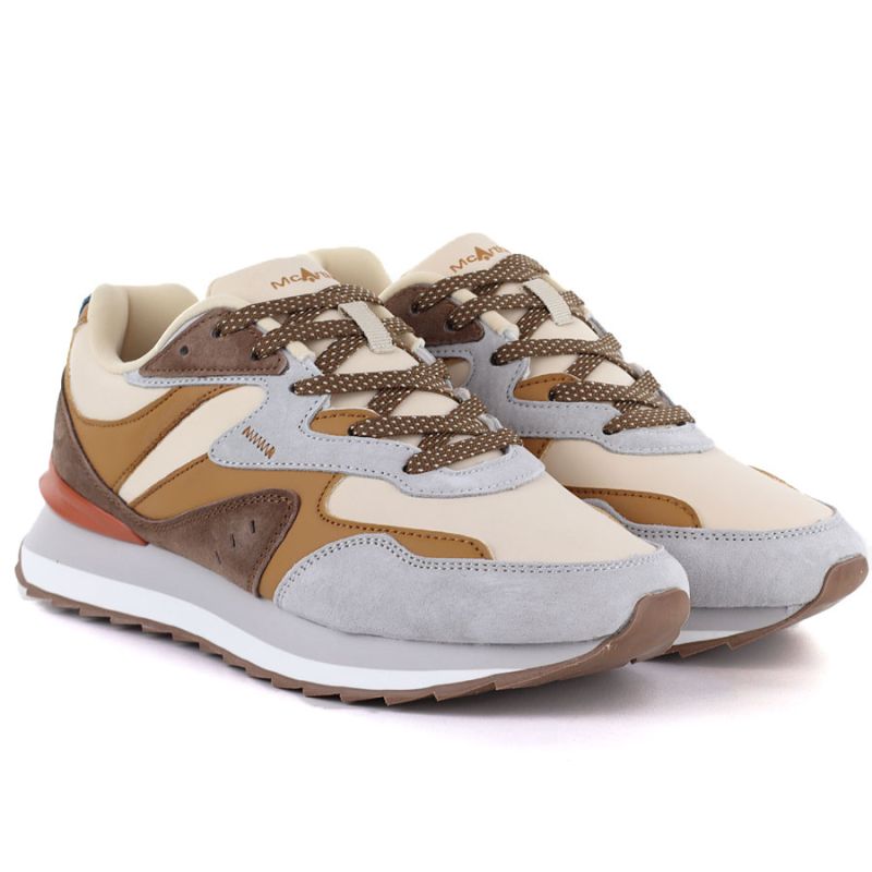 Women's brown leather sneakers McArthur MA253W McArthur