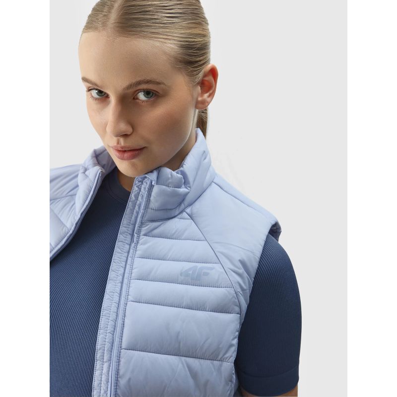 Women's quilted down vest with recycled filling 4F *Kategoria tymczasowa Your Sports Performance