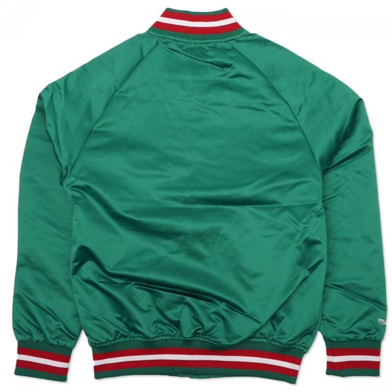 Mitchell &amp; Ness NBA Milwaukee Bucks Lightweight Jacket M STJKMG18013-MBUDKGN Clothing/Lifestyle/Mitchell & Ness Your Sports Performance